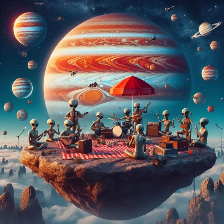 Extraterrestrial Life chillin in jupiter